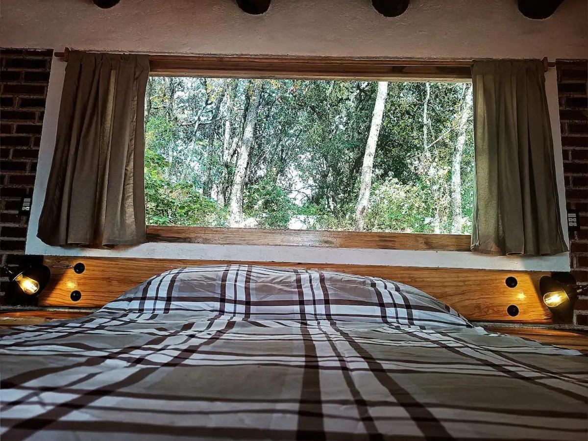 Cabana Para Pareja En El Bosque Ib Acaxochitlán Exterior foto